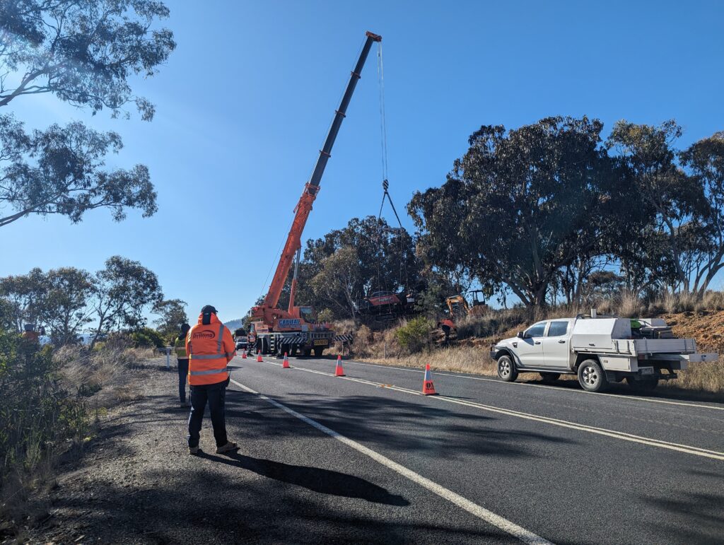 Directional Drill Crane Lift